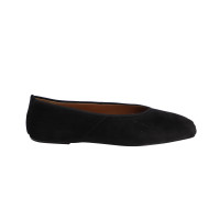 The Row Slippers/Ballerinas Suede in Black