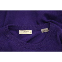 Equipment Blazer aus Wolle in Violett