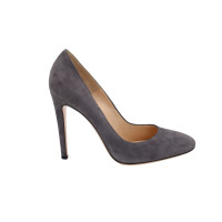 Gianvito Rossi Pumps/Peeptoes aus Wildleder in Grau