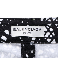 Balenciaga Jeans in Schwarz/Weiß