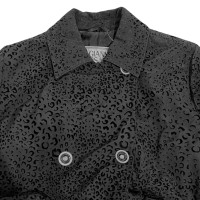 Gianni Versace Veste/Manteau en Coton en Noir