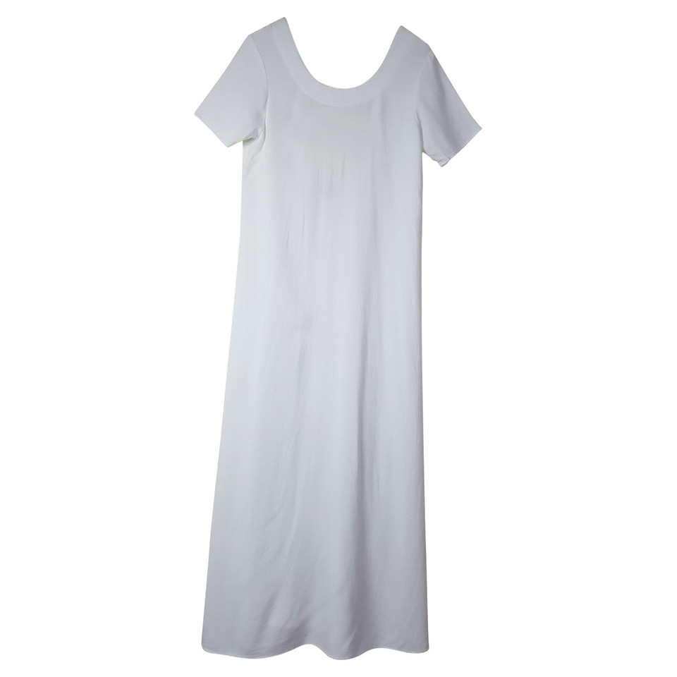 Staud Kleid aus Baumwolle in Weiß