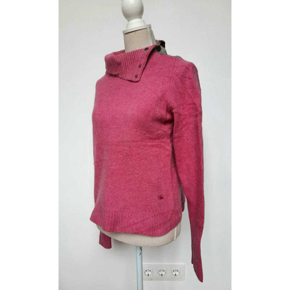 Burberry Jacke/Mantel aus Wolle in Rosa / Pink