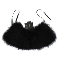 Dolce & Gabbana Schal/Tuch aus Pelz in Schwarz