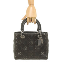 Christian Dior Handtasche aus Leder in Schwarz