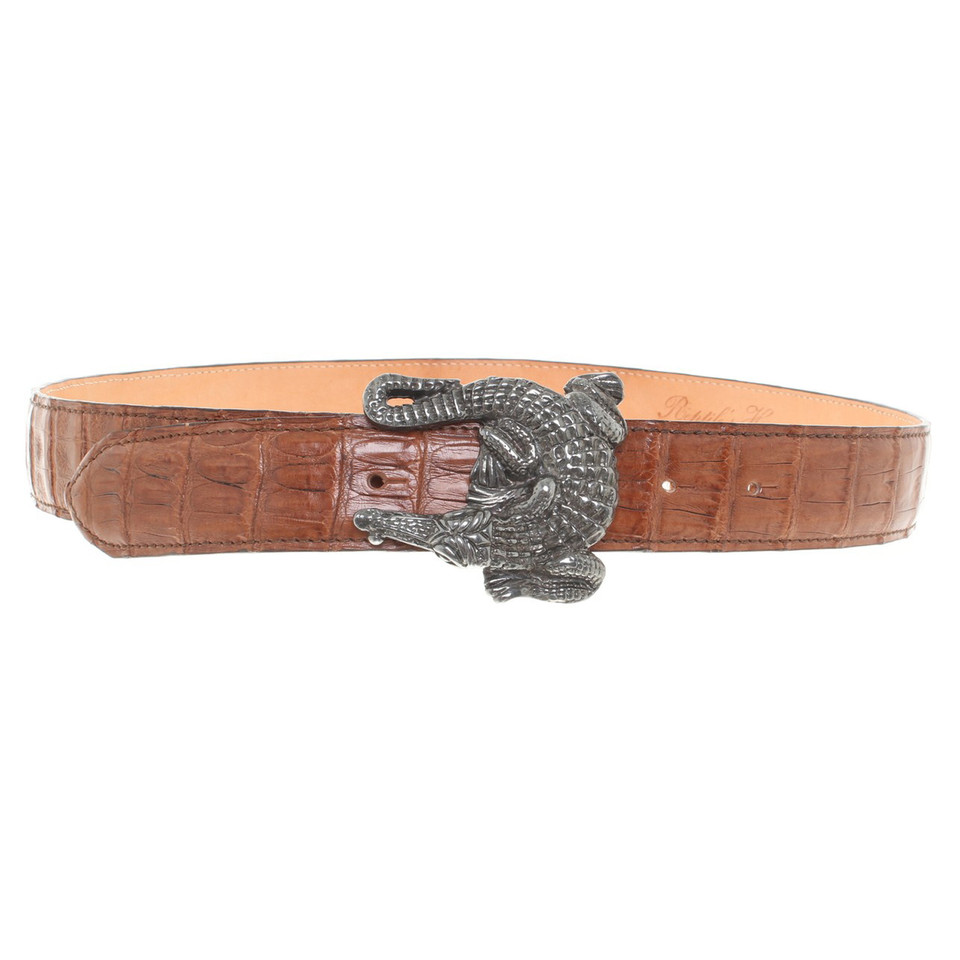 Reptile's House Belt made of crocodile leather