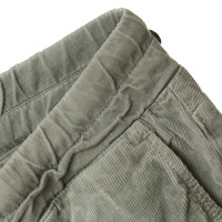 James Perse Pantaloni di velluto grigio/verde