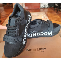 Burberry Sneakers Leer in Zwart