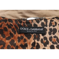 Dolce & Gabbana Jacke/Mantel in Beige
