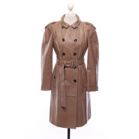 Burberry Prorsum Giacca/Cappotto in Pelle in Talpa