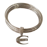 Just Cavalli Bracelet/Wristband in Silvery