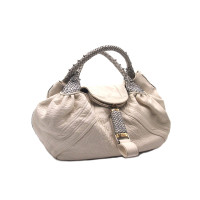 Fendi Baby Spy Bag Leer in Wit