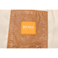 Boss Orange Jas/Mantel Leer in Bruin