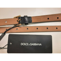 Dolce & Gabbana Gürtel aus Leder in Schwarz