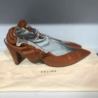 Céline Pumps/Peeptoes Leather in Ochre