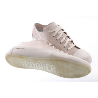 Candice Cooper Trainers Leather in Cream