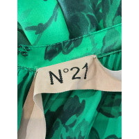 N°21 Kleid aus Seide in Grün