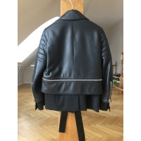 Dsquared2 Jacket/Coat Leather in Black