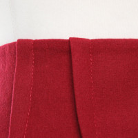 Jil Sander Wool skirt in red