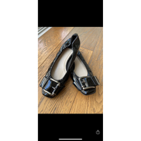 Christian Dior Slippers/Ballerinas Patent leather in Black