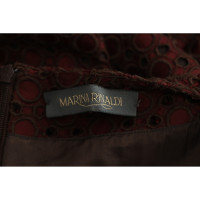 Marina Rinaldi Dress Silk in Bordeaux