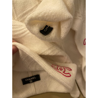 Chanel Chapeau/Casquette en Laine en Blanc