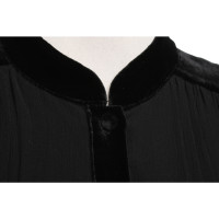 Frame Kleid aus Viskose in Schwarz