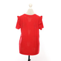 Des Petits Hauts Top Wool in Red