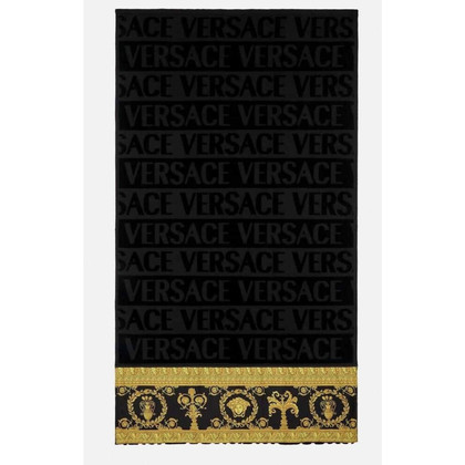 Versace Reisetasche aus Baumwolle in Schwarz