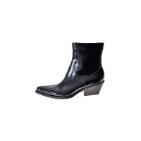 Calvin Klein Ankle boots Patent leather in Black