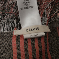 Céline Gedessineerde sjaal met franje