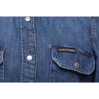 Calvin Klein Jeans Oberteil aus Baumwolle in Blau
