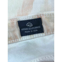 Ag Adriano Goldschmied Jeans in Cotone in Bianco