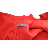 Alexander McQueen Jurk Wol in Rood