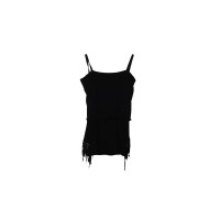 Isa Arfen Top en Coton en Noir