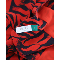 Rixo Kleid aus Seide in Rot