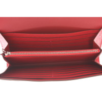 Hermès Constance Wallet Leather in Red
