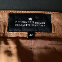 Designers Remix Rock aus Leder in Braun