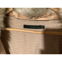 Calvin Klein Jeans Jacket/Coat Wool in Beige