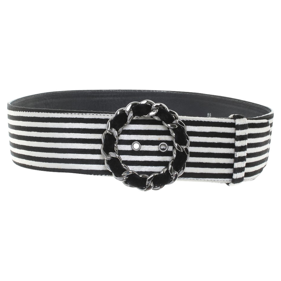 Chanel Belt with striped pattern