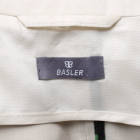 Basler Blazer aus Baumwolle in Beige