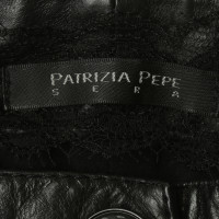 Patrizia Pepe Pantaloni di pelle in nero