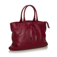 Burberry Tote bag Leather in Red
