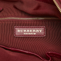 Burberry Tote bag Leer in Rood