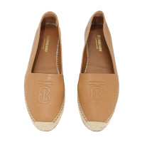 Burberry Chaussons/Ballerines en Cuir en Jaune