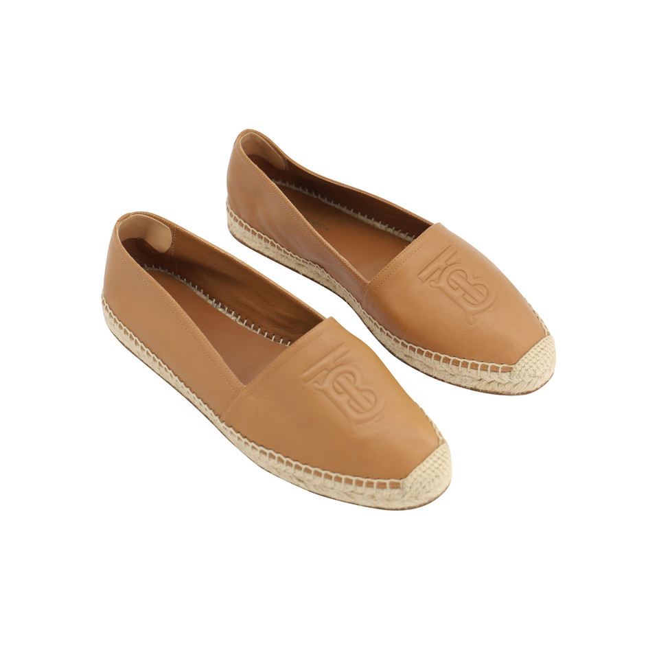 Burberry Slippers/Ballerinas Leather in Yellow