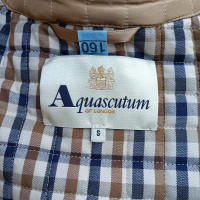 Aquascutum Jacke/Mantel aus Seide in Beige