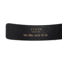 Gucci Cintura in Pelle in Grigio