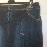 Elena Mirò Skirt Jeans fabric in Blue