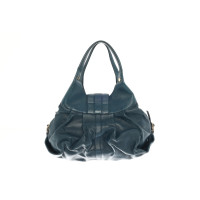 Bulgari Handbag Leather in Blue